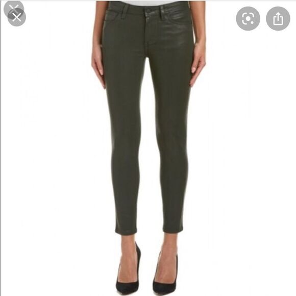 SALE Joe’s army green coated skinny jeans size 28 - Picture 1 of 6